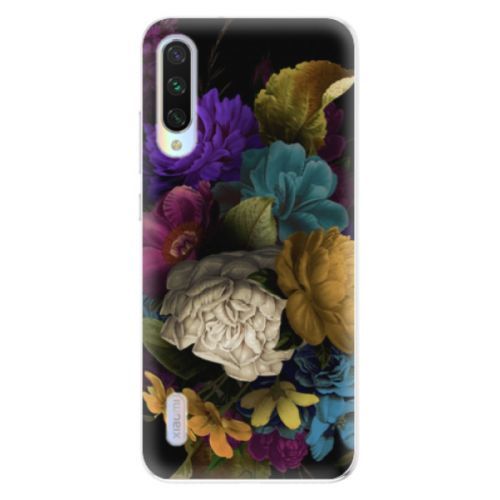 Odolné silikónové puzdro iSaprio - Dark Flowers - Xiaomi Mi A3
