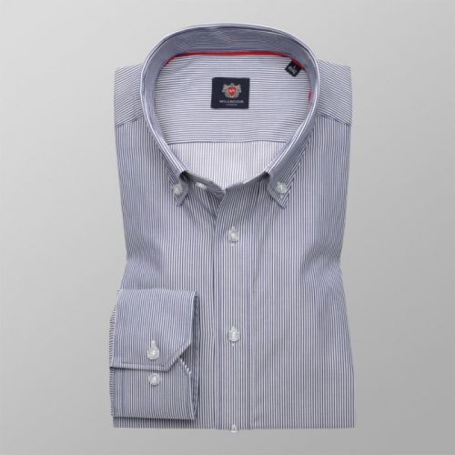 Košeľa London s prúžkovaným vzorom (výška 176 - 182) 10132