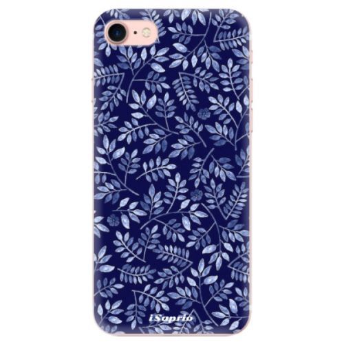 Odolné silikónové puzdro iSaprio - Blue Leaves 05 - iPhone 7