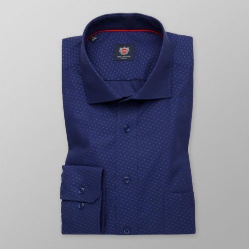 Košeľa London tmavo modrá (výška 176 - 182) 10126