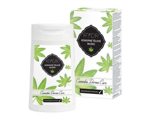 RYOR Konopné telové mlieko Cannabis Derma Care 200 ml