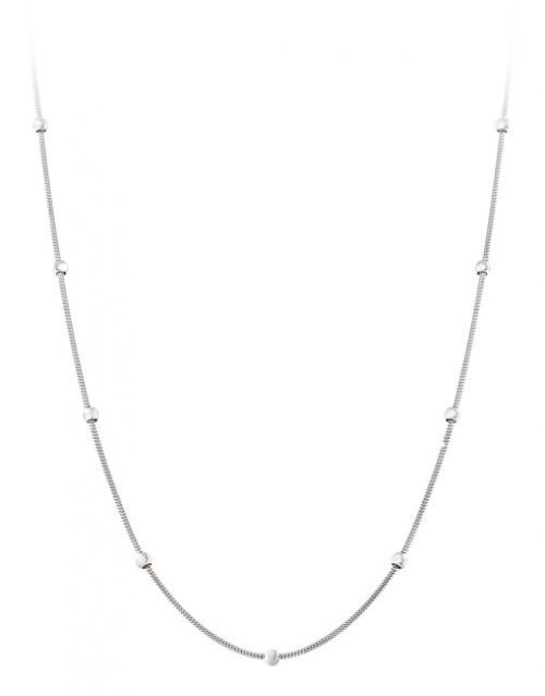 Troli Oceľový guličkový náhrdelník