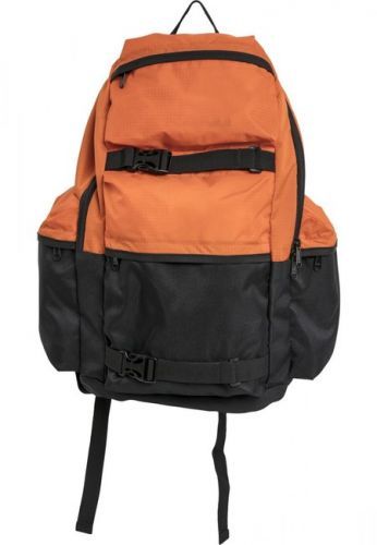 Urban Classics Backpack Colourblocking vibrantorange/black - UNI