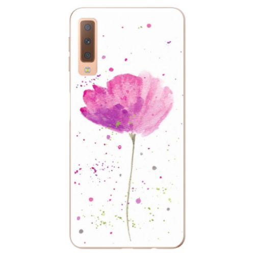Odolné silikónové puzdro iSaprio - Poppies - Samsung Galaxy A7 (2018)