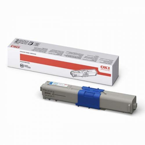 OKI originál toner 44469706, cyan, 2000str., OKI C310, C330, C510, 530