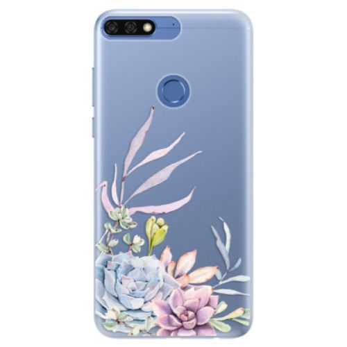 Silikónové puzdro iSaprio - Succulent 01 - Huawei Honor 7C