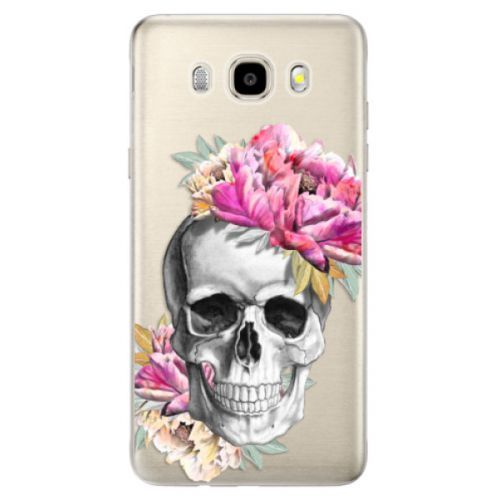 Odolné silikónové puzdro iSaprio - Pretty Skull - Samsung Galaxy J5 2016