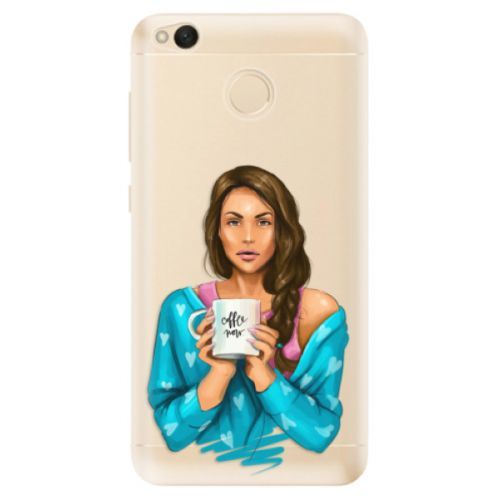 Odolné silikónové puzdro iSaprio - Coffe Now - Brunette - Xiaomi Redmi 4X