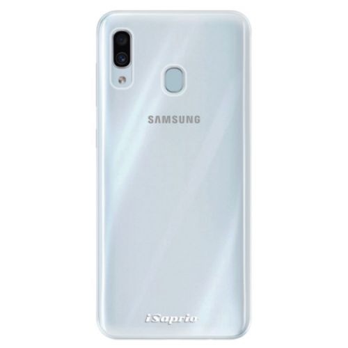 Silikónové puzdro iSaprio - 4Pure - mléčný bez potisku - Samsung Galaxy A30