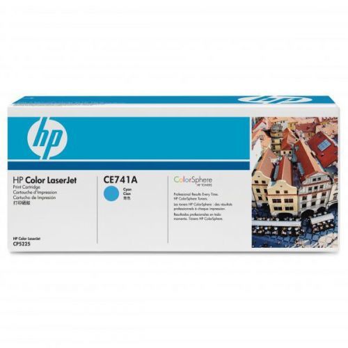 HP originál toner CE741A, cyan, 7300str., HP 307A, HP Color LaserJet CP5225