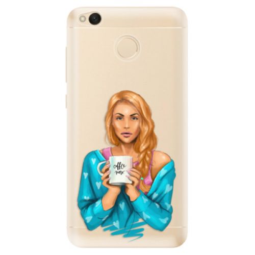 Odolné silikónové puzdro iSaprio - Coffe Now - Redhead - Xiaomi Redmi 4X