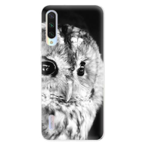 Odolné silikónové puzdro iSaprio - BW Owl - Xiaomi Mi A3