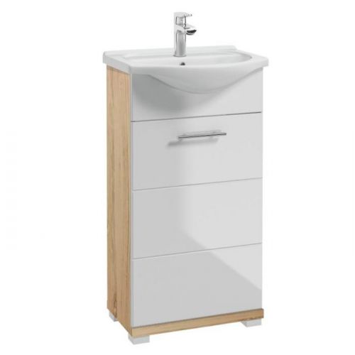 Kúpeľňová skrinka Bari D45 1D0S L1529 dub sonoma