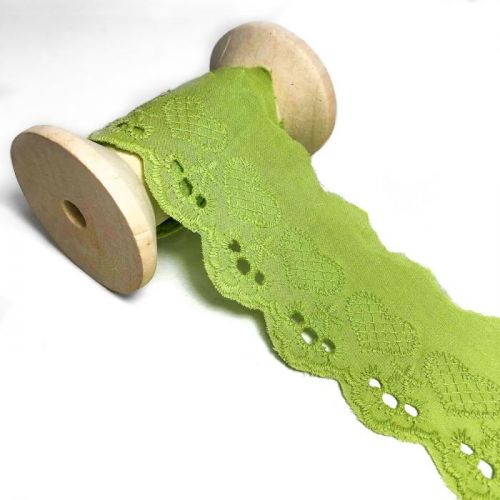 Krajka Heart lime