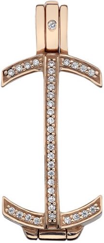 Hot Diamonds Prívesok Hot Diamonds Emozioni Carezza Coin Keeper RG 25 mm