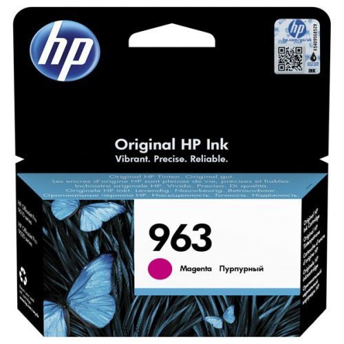 HP originál ink 3JA24AE, HP 963, magenta, 700str., 10.77ml, HP Officejet Pro 9010, 9012, 9014, 9015, 9016, 9019/P