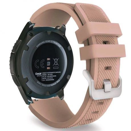 Samsung Gear S3 Silicone Sport remienok, Beige