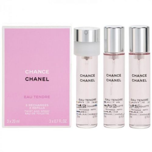 Chanel Chance Eau Tendre toaletná voda (3 x náplň) pre ženy 3x20 ml
