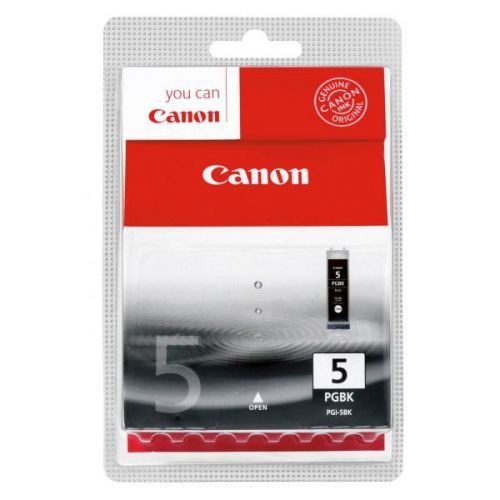 Canon originál ink PGI5BK, black, blister s ochranou, 360str., 26ml, 0628B029, 0628B006, Canon iP4200, 5200, 5200R, MP500, 800
