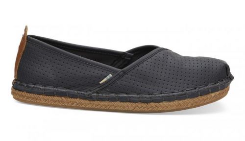 Toms Forged Iron Matte Iridescent Alpargata čierne 10013363