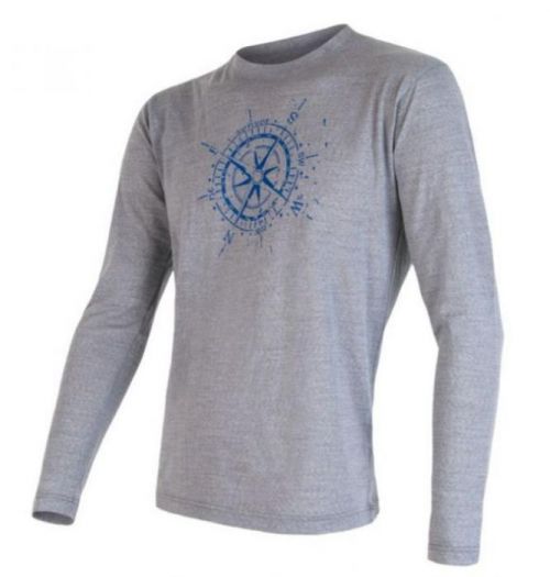 Pánske triko Sensor MERINO WOOL PT KOMPAS šedé 16200099
