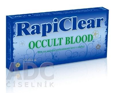 RapiClear OCCULT BLOOD IVD test na samodiagnostiku,