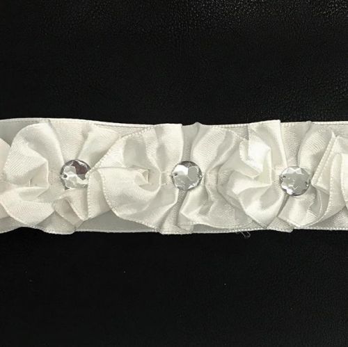Saténová stuha Crystal cream