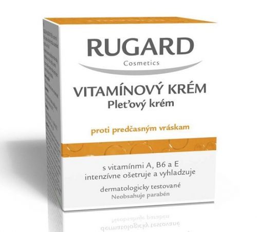 RUGARD VITAMÍNOVÝ KRÉM proti predčasným vráskam, bez parabénov, 50 ml