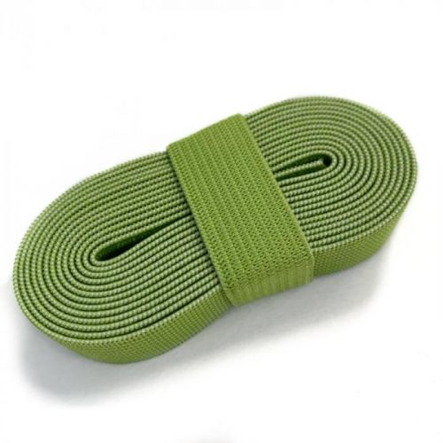 Guma plochá 15 mm dark lime 2 m na karte