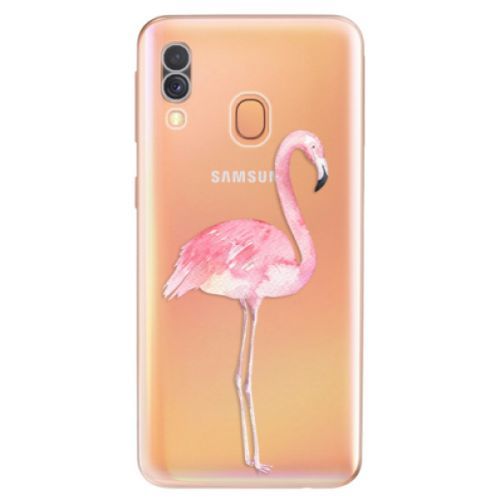 Odolné silikónové puzdro iSaprio - Flamingo 01 - Samsung Galaxy A40