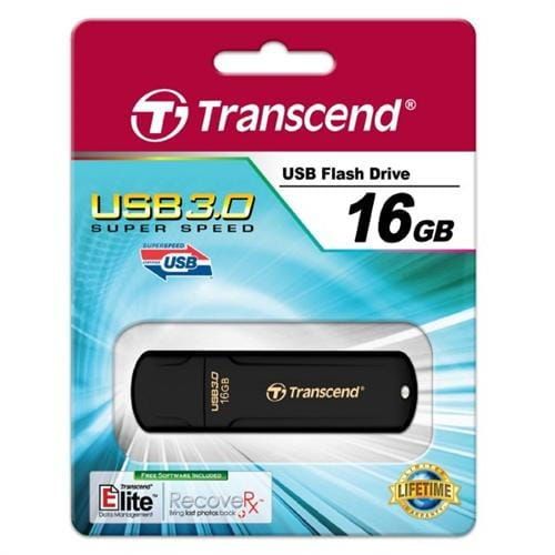 USB kľúč 16GB Transcend JetFlash 700, USB 3.0, čierny TS16GJF700