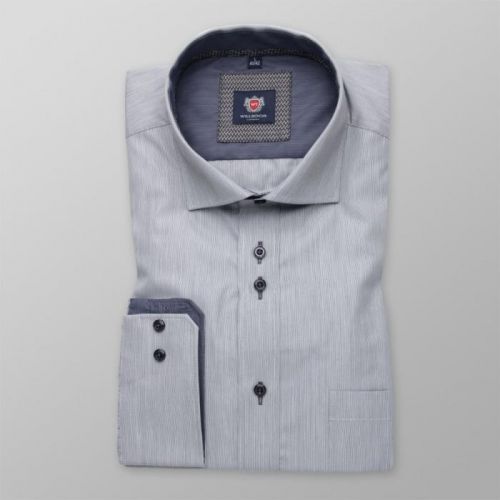 Pánska košele London v šedé farbe (výška 176-182) 5595