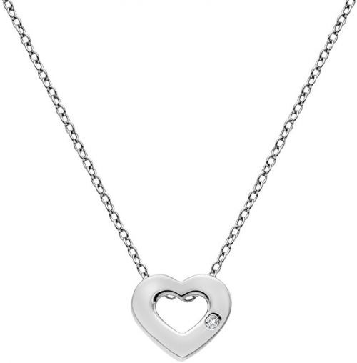Hot Diamonds Strieborný náhrdelník so srdiečkom Amulets DP747
