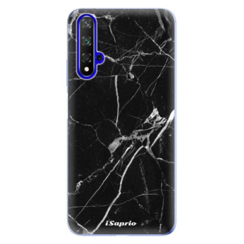 Odolné silikónové puzdro iSaprio - Black Marble 18 - Huawei Honor 20