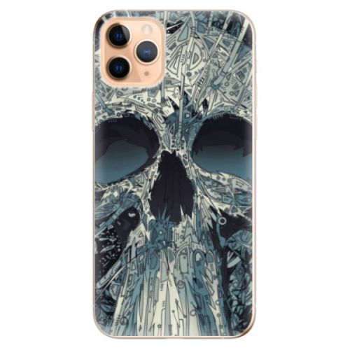 Odolné silikónové puzdro iSaprio - Abstract Skull - iPhone 11 Pro Max