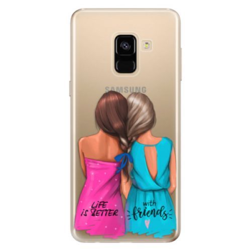 Odolné silikónové puzdro iSaprio - Best Friends - Samsung Galaxy A8 2018