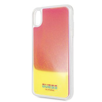 GUHCI65GLCPI Guess Glow in The Dark PC/TPU Kryt pro iPhone XS Max Sand/Pink (EU Blister)