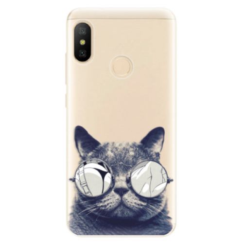 Odolné silikónové puzdro iSaprio - Crazy Cat 01 - Xiaomi Mi A2 Lite