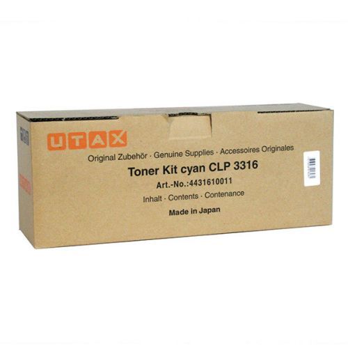 Utax originál toner 4431610011, cyan, 4000str., Utax CLP 3316, Triumph Adler 4316