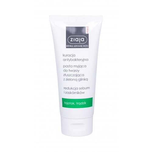 Ziaja Med Antibacterial Treatment Cleansing Paste 75 ml čistiaci krém unisex na mastnú pleť; na problematickú pleť s akné