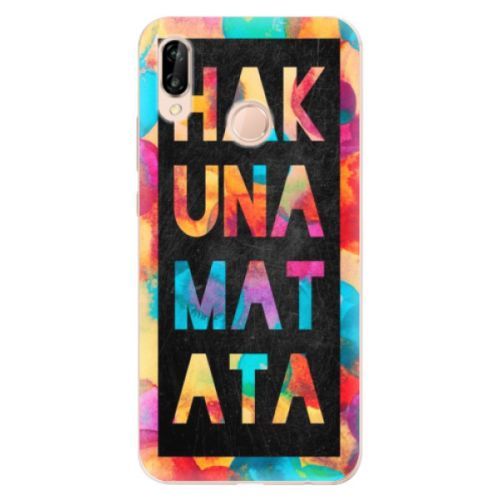 Odolné silikónové puzdro iSaprio - Hakuna Matata 01 - Huawei P20 Lite