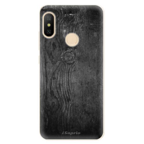 Odolné silikónové puzdro iSaprio - Black Wood 13 - Xiaomi Mi A2 Lite