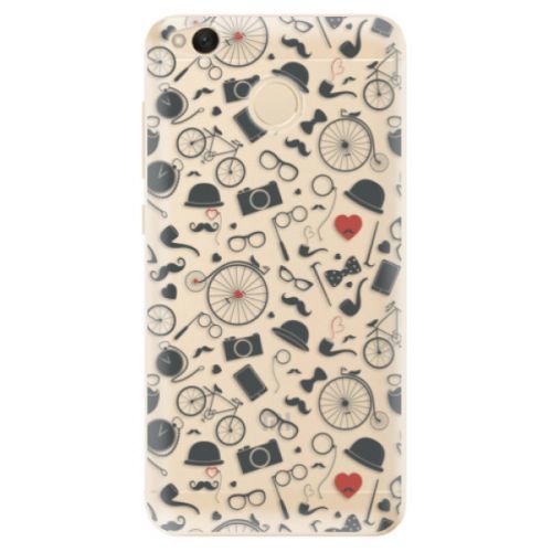 Odolné silikónové puzdro iSaprio - Vintage Pattern 01 - black - Xiaomi Redmi 4X