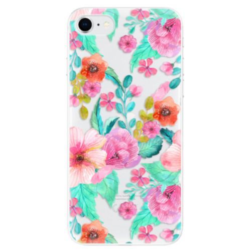 Odolné silikónové puzdro iSaprio - Flower Pattern 01 - iPhone SE 2020