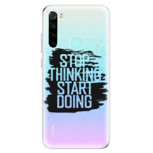 Odolné silikónové puzdro iSaprio - Start Doing - black - Xiaomi Redmi Note 8
