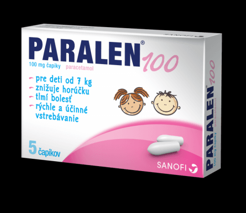 PARALEN 100 sup 100 mg 5 ks