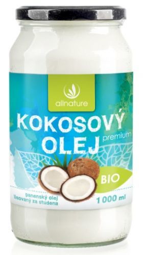 Allnature Kokosový olej panenský BIO 1000 ml