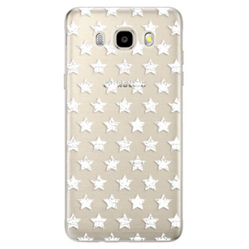 Odolné silikónové puzdro iSaprio - Stars Pattern - white - Samsung Galaxy J5 2016