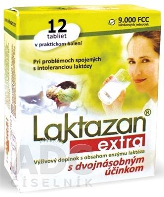 LAKTAZAN extra tbl 9000 FCC 12 ks