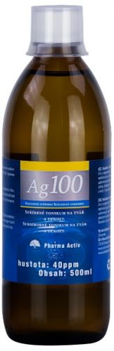 Koloidné striebro Ag100 40ppm 500 ml